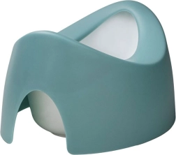 Pot de nuit enfant ergonomique réversible Teggi turquoise avec bec verseur