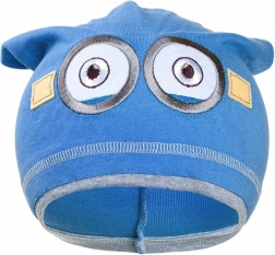 autumn children's beanie New Baby minion light blue