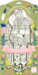 Coloriages de mode Bowie & Friends par Djeco