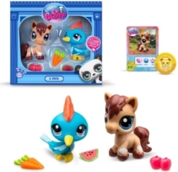 Littlest Pet Shop – set van 2 figuren met accessoires, serie 1
