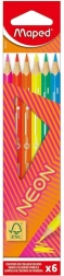 Kleurpotloden Maped Neon 6 stuks