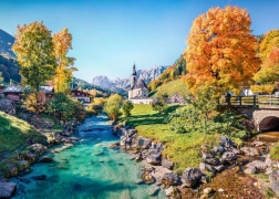Puzzel Herfst in Ramsau 500 stukjes