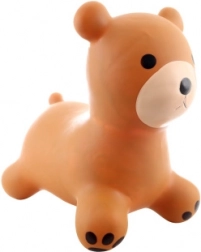 Bear bouncer for kids with pump
