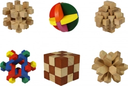 Houten puzzel voor geheugentraining