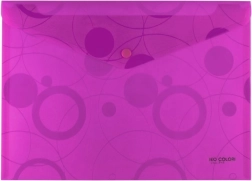 Documentenmap met drukknoop A4 Neo Colori roze