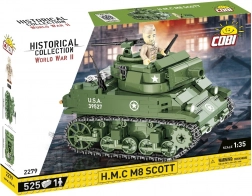 Bouwpakket tank H.M.C. M8 Scott 1:35 van COBI