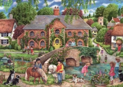 Ravensburger puzzle Life in the Village 1000 pieces