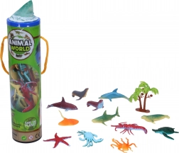 Set d’animaux 12 pcs en tube