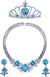 Set princesse avec collier bleu