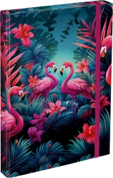 BAAGL Schriftmap A4 Flamingo's