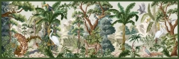 Interdruk panoramic puzzle Mysterious Garden: Animal World 1000 pieces