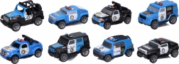 Politiewagen met terugtrekmechanisme 10 cm