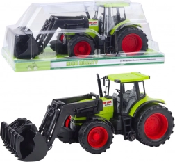 Tractor voor kinderen met groene bek-lader