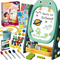 Dubbelzijdig magnetisch bord voor tekenen en het leren van cijfers en letters