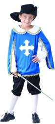Costume de mousquetaire pour garçons 130–140 cm