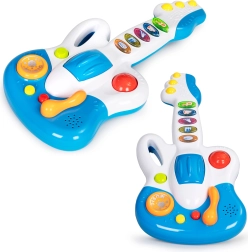 Elektrische kindergitaar met muzikale geluiden
