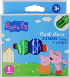 Jumbo verfsticks ASTRA – PEPPA PIG, 4 stuks