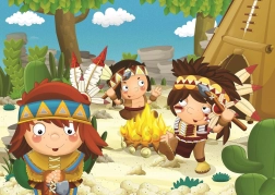 Puzzle Indians 50 pieces