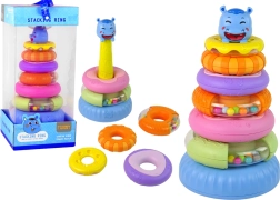 Educatieve piramide Kleurrijke ringen