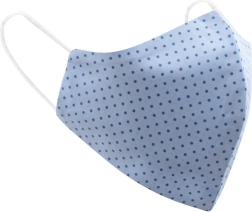 Masque de protection en coton Belisima bleu clair, universel