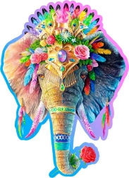 Houten puzzel Elegante olifant van WOODEN CITY, 250 stukjes