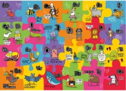 Gibsons large floor puzzle Unconventional Alphabet for kids