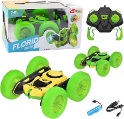 Voiture RC cascadeuse 360° – verte