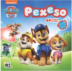 Memory in schrift Paw Patrol 64 kaarten 21,5 × 21,5 cm