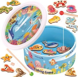 Tooky Toy magnetic fishing game – wooden set