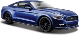 Modèle réduit composite Ford Mustang GT 2015 1:24 bleu