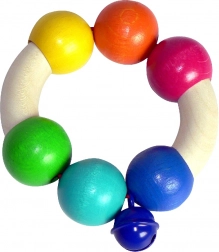 Hess rammelaar regenboog met belletje