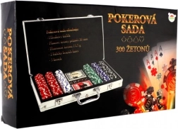 Pokerset in aluminium koffertje 300 stuks