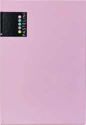 Notitieboek A5 PASTELINI roze, 96 vellen, matte laminering