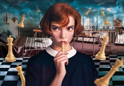 puzzel netflix: the queen’s gambit 1000 stukjes