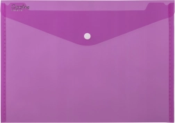 Documentenmap met drukknoop A5 Opaline roze