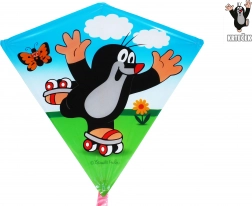 TEDDIES Flying Kite – Little Mole on Skates 68 × 73 cm
