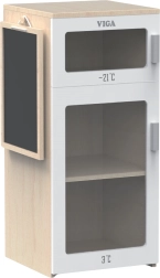 Wooden Fridge Viga with Chalkboard