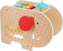 Houten muzikale olifant 5v1 Petit Collage