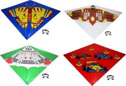 Flying Kite with Colorful Motifs 110 x 72 cm