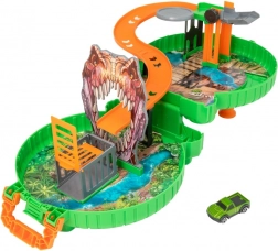 Teamsterz dino-baan in koffertje met autootje
