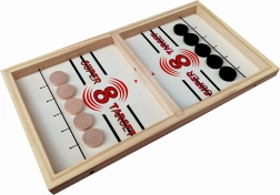 Wooden table hockey 55.5x29.5 cm