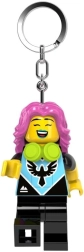 Lego minifiguur sleutelhanger gamer met licht