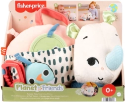 actieve pluchen neushoorn Fisher-Price Planet Friends voor sensorisch spel