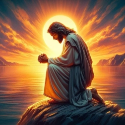 Diamantmalerei Betender Jesus 30 × 40 cm