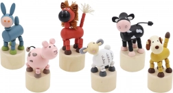 Houten knijpdier Boerderij