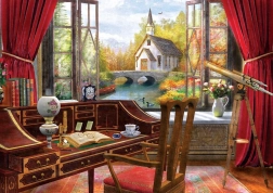 ART PUZZLE Puzzle – View from the Study, 500 Pieces