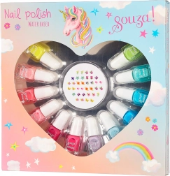 Souza! - Coffret de vernis à ongles pour enfants avec autocollants