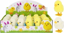 Ophokend kuikentje 8 cm – lopend pluchen speeltje