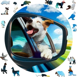 Houten puzzel Vrolijke hond 250 stukjes WOODEN CITY