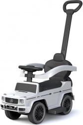 Kinderloopfiets met duwstang MERCEDES-BENZ G‑Class Baby Mix wit